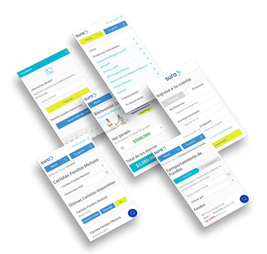 Canales de comunicación SURA