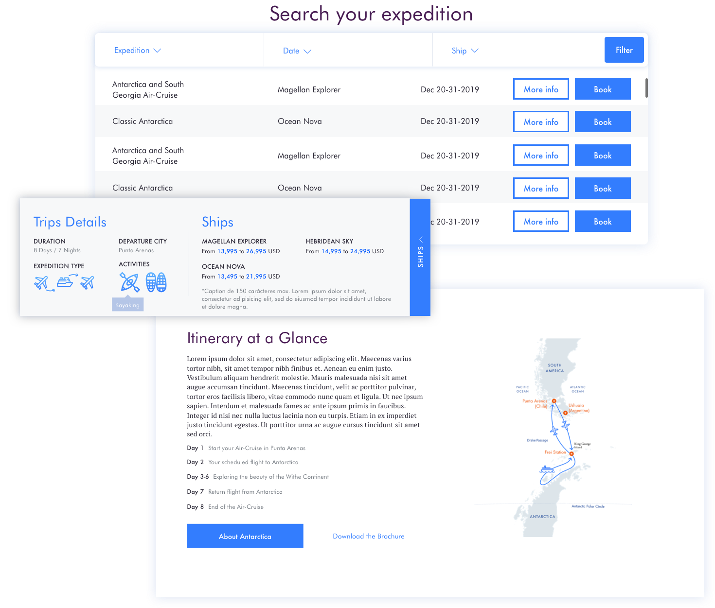 booking system antarctica 21