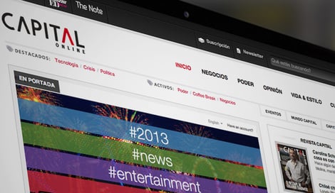 Imagen de Revista Capital – Responsive Web Design