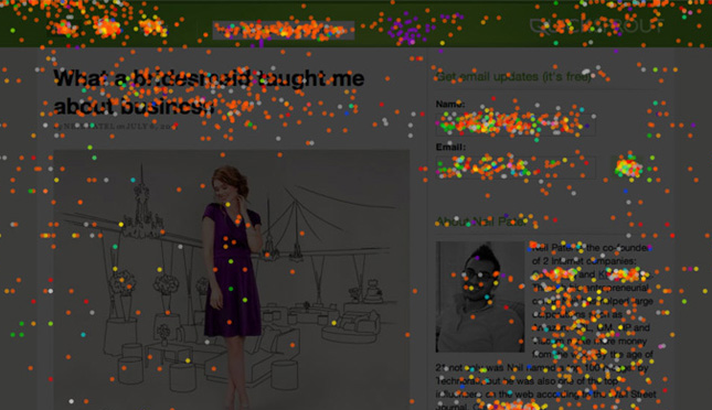 crazy egg heatmap screenshot