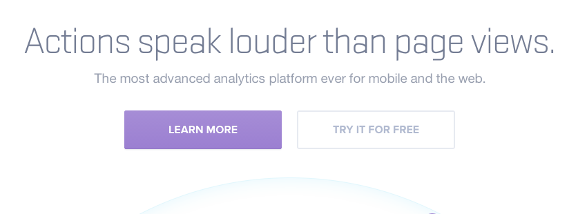 Herramienta Mixpanel: "Las acciones hablan más fuerte que las vistas de página"