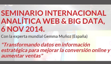 Imagen de Asistimos al Seminario Analítica Web & Big Data