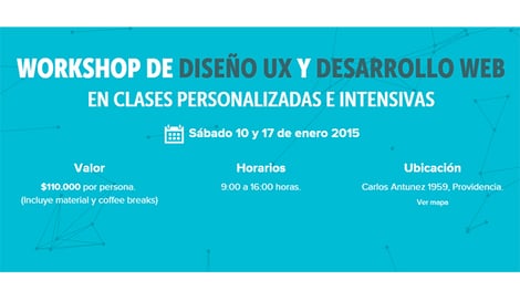Imagen de Workshop de diseño UX y desarrollo web