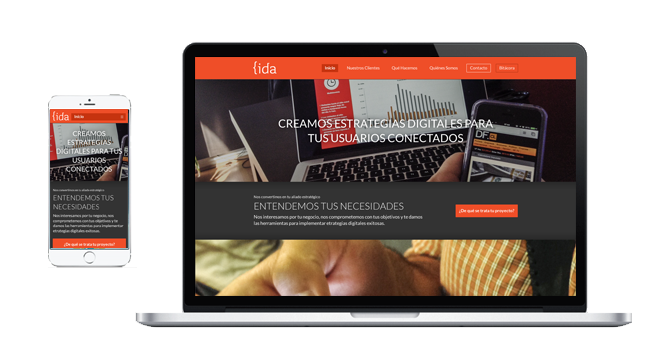 diseño móvil y escritorio