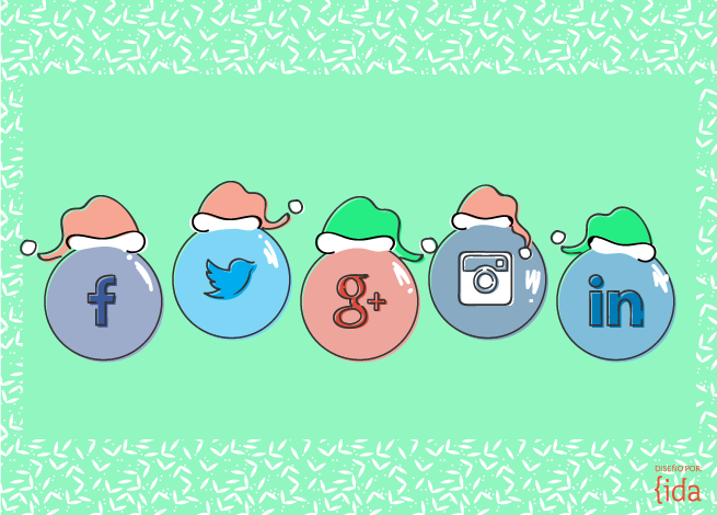 navidad en redes sociales