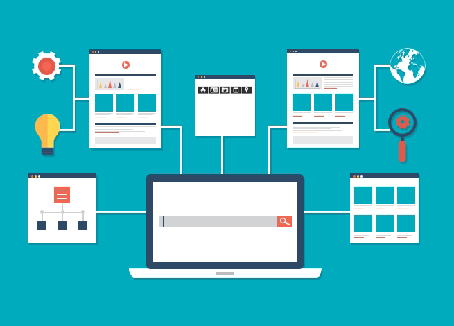 búsqueda de información en sitios web