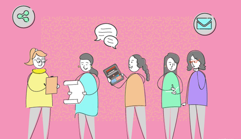 Imagen de Profesionales de un equipo de Marketing Digital