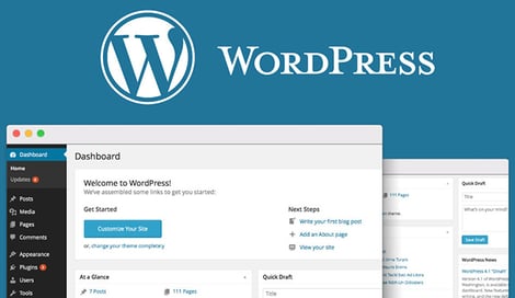 Imagen de Secciones básicas del tablero de administración de WordPress