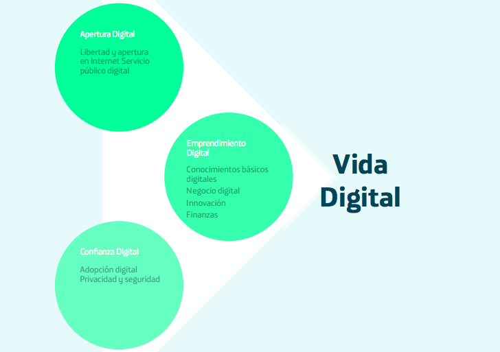 Aspectos que mide el índice de vida digital