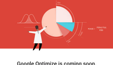Imagen de Google Optimize, la nueva herramienta para pruebas A/B