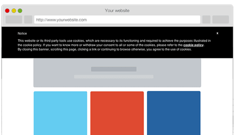 Imagen de Condiciones de uso y privacidad, los avisos legales en un sitio web