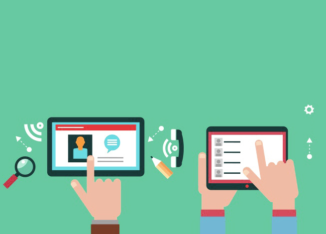 interfaz de usuario en tablets