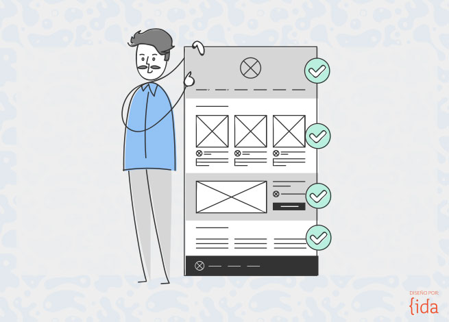 diseño de wireframes