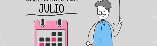 Calendario de eventos de julio sobre tecnología