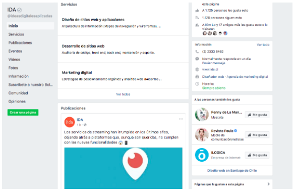 Vista previa de Facebook