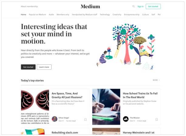 Ejemplo portada Medium