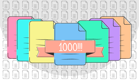 Imagen de Escribir mil artículos: una aspiración de ñoños