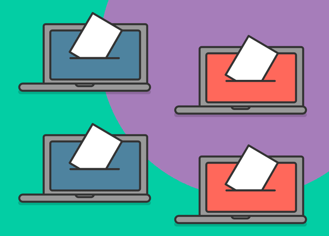 Ilustración para el artículo "¿Impacta el voto electrónico en la participación ciudadana?"