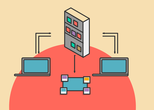 Ilustración para artículo "Por qué usamos git"