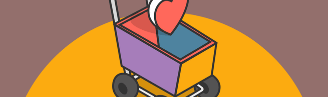 Ilustración para artículo sobre e-commerce y experiencia de usuario