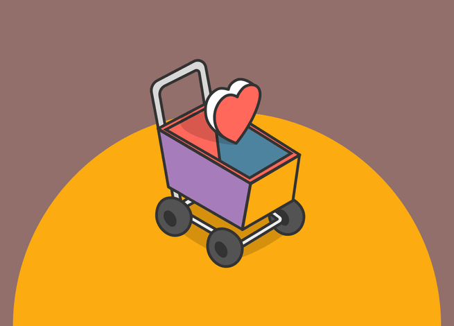 Ilustración para artículo sobre e-commerce y experiencia de usuario