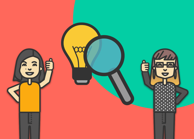 Ilustración para el artículos sobre research for design.