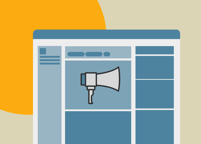 Ilustración para artículo sobre anuncios en Facebook