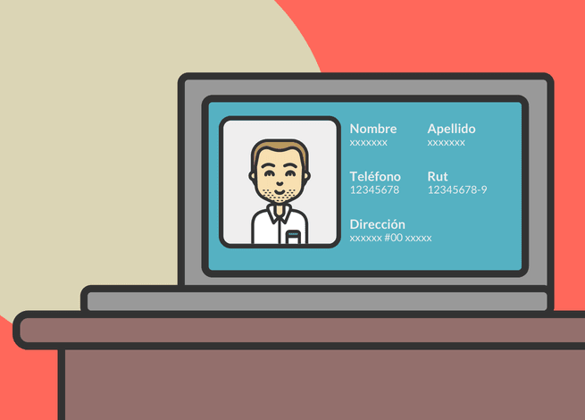 Ilustración para artículo sobre protección de datos personales.