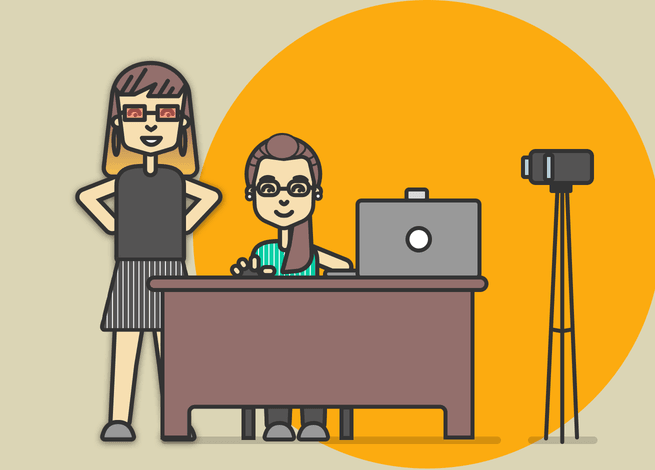 Ilustración para artículo sobre tests de usuario remotos y presenciales.