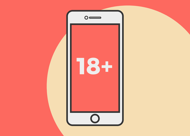 Ilustración para artículo sobre verificación de edad en internet.