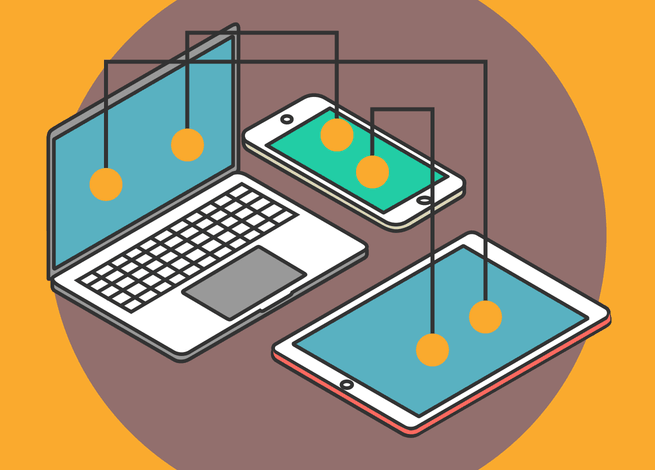 Ilustración para artículo sobre botones en mobile