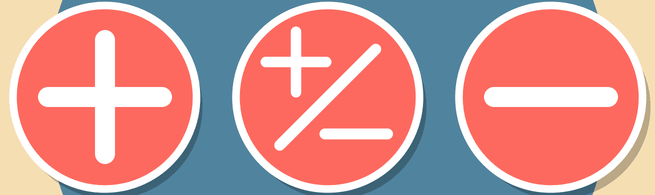 signos de medición, dentro de un circulo azul.