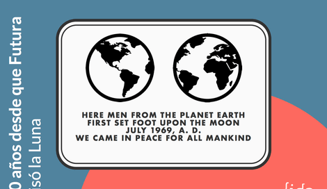 Imagen de 50 años desde que la tipografía Futura pisó la Luna