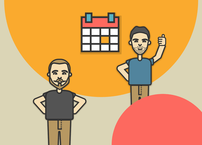 Rodrigo Vera y Max Martin presentan el calendario de septiembre.