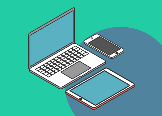 Equipos electrónicos que simulan los efectos de red y plataformas digital.