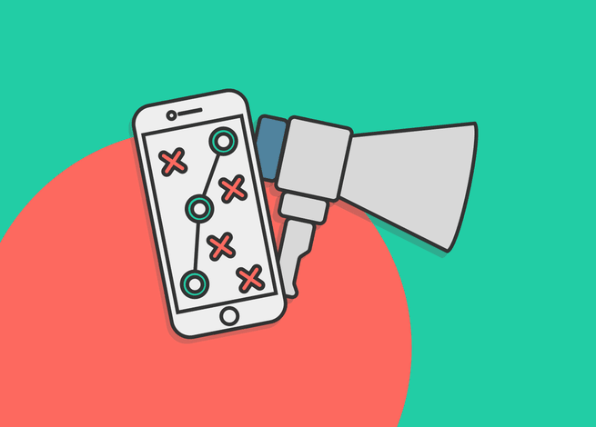 Esstrategia de comunicación Digital representado en un smartphone y estadísticas.