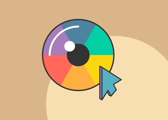 Un ojo de diversos colores representa la importancia del color y contraste en las plataformas digitales. Blog IDA.