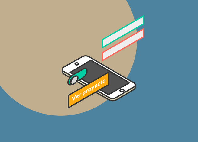 En un smartphone se observan las diferentes micro-interacciones de una interfaz.