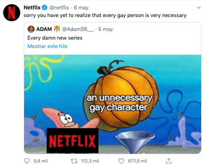Respuesta tweet Netflix