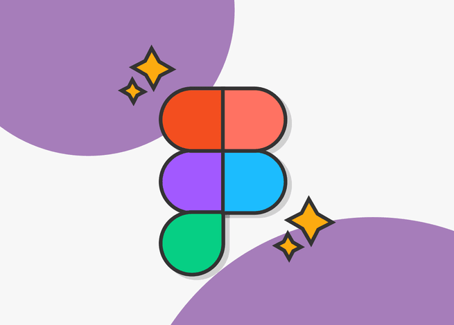 El logo de Figma con brillantes nos invita a conocer más de esta aplicación en Blog IDA.