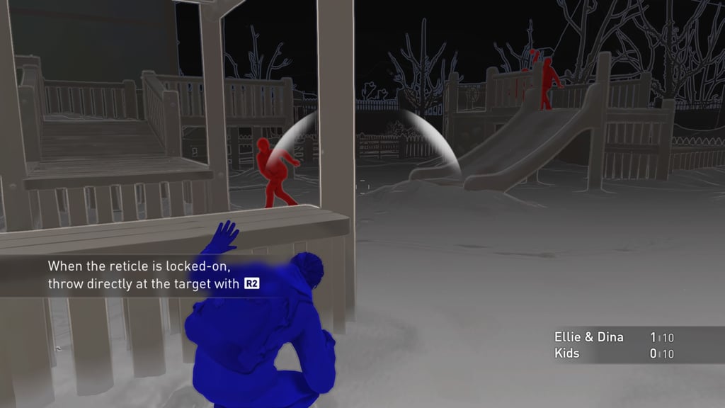 Visión de contraste en The Last of US Part II.