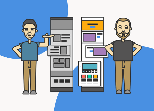 Maximiliano Martin y Rodrigo Vera nos enseñan un wireframe vital en la arquitectura de la información y posteriormente su diseño en web.