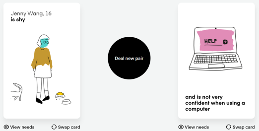 Personaje y objeto de Cards of Humanity en Blog IDA.