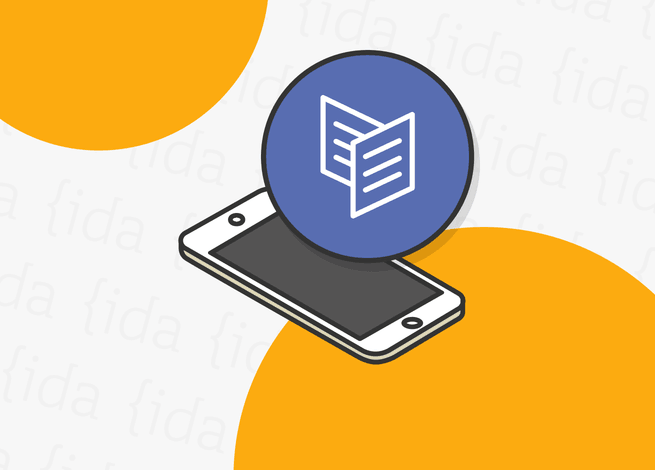 Smartphone con el logo de Carrd