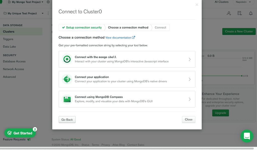 Selección de lenguaje de programación.
