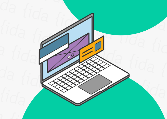 Notebook con las tendencias de diseño 2021.