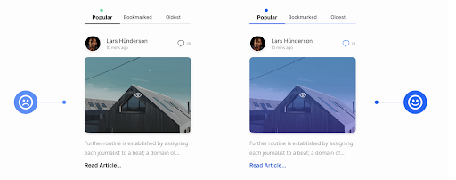 Uniformidad del color.