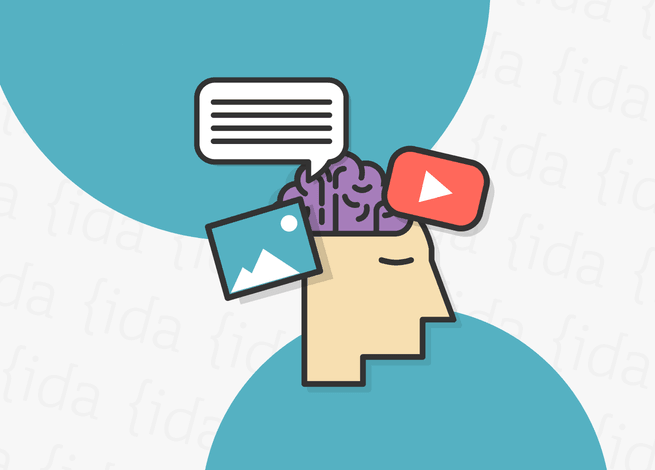 cabeza de persona, con su cerebro por fuera que muestra algunas formas de impulsar la imagen de tu marca.