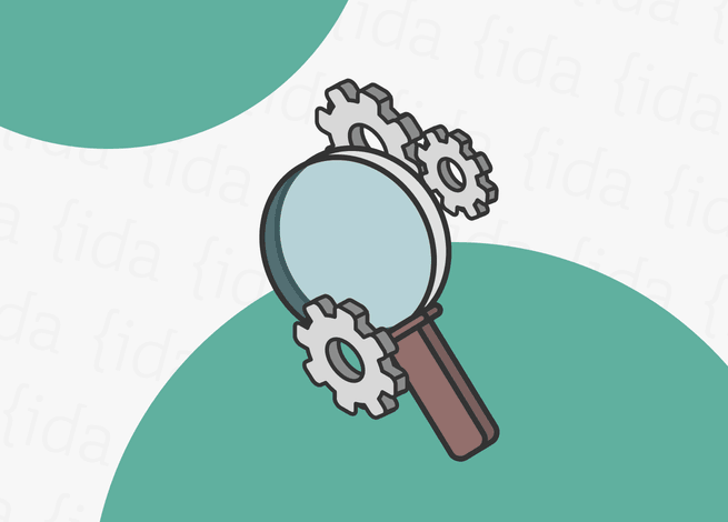 Lupa que refleja un proceso de investigación.