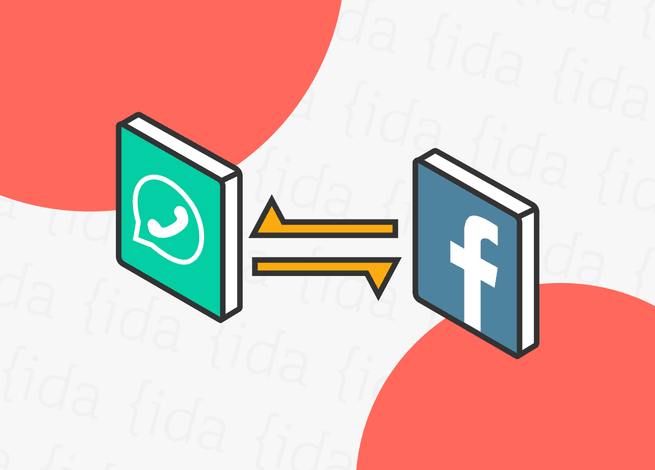 Cruce de datos entre WhatsApp y Facebook.